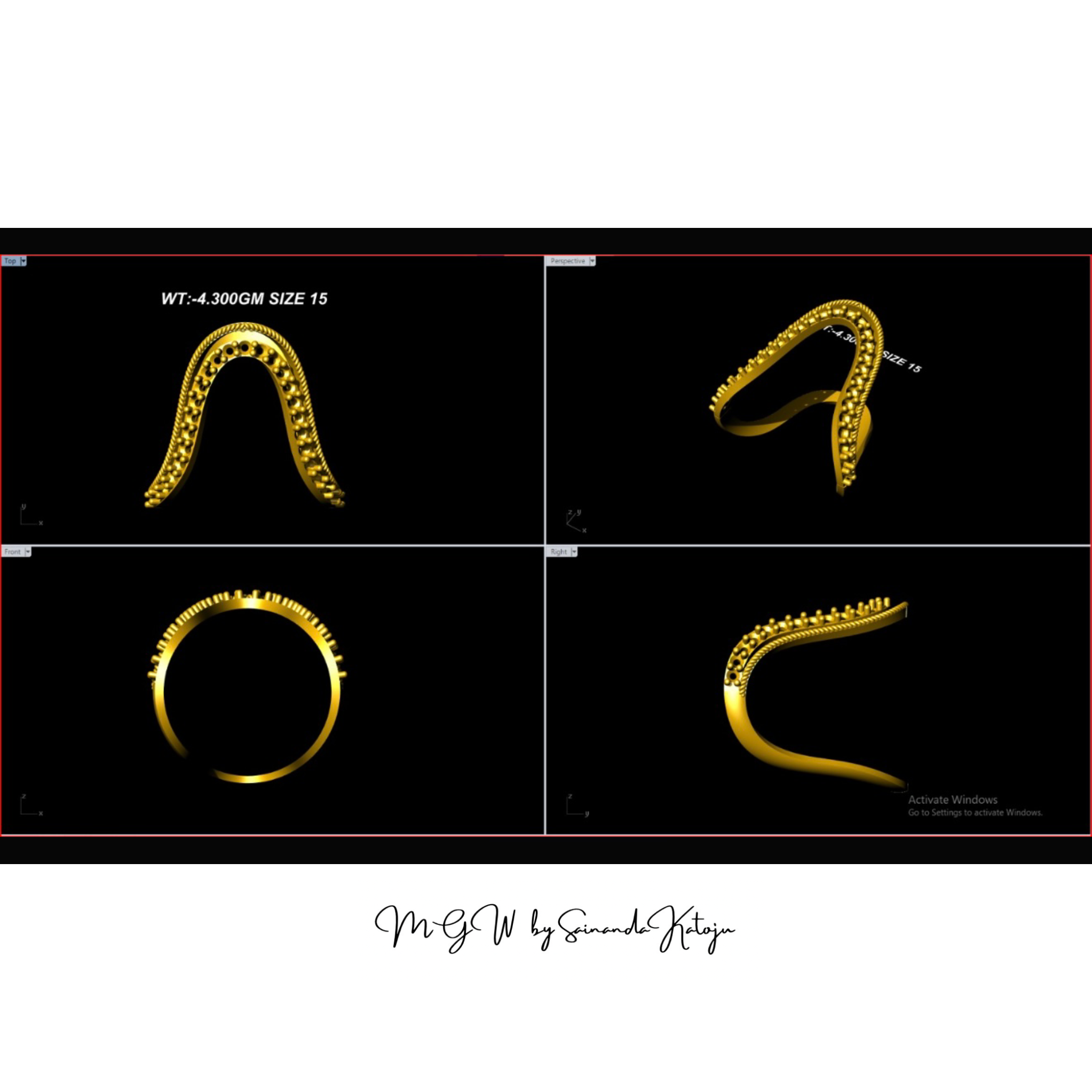 3D CAD Model CAD-101 - 3D CAD Jewellery