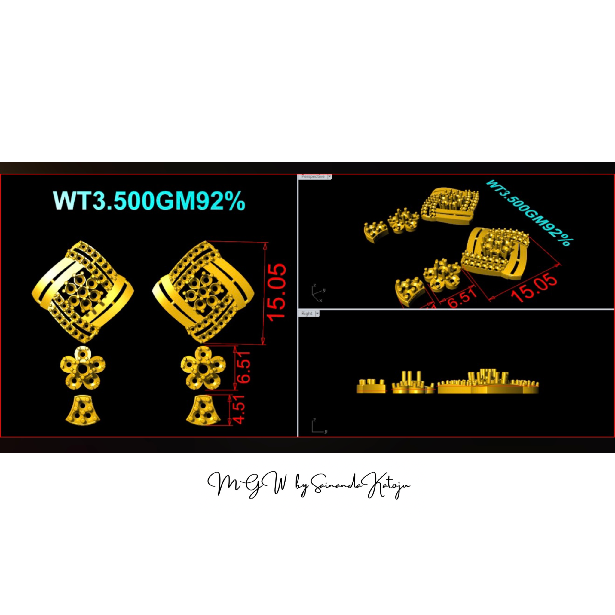 3D CAD Model CAD-106 - 3D CAD Jewellery