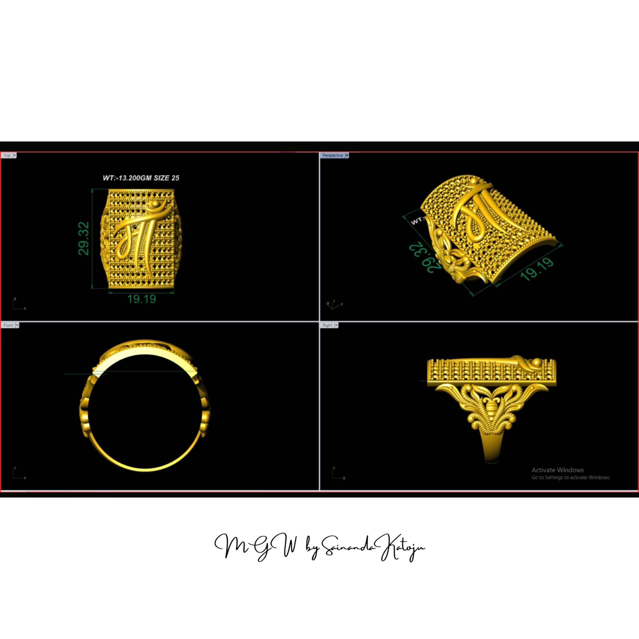 3D CAD Model CAD-108 - 3D CAD Jewellery