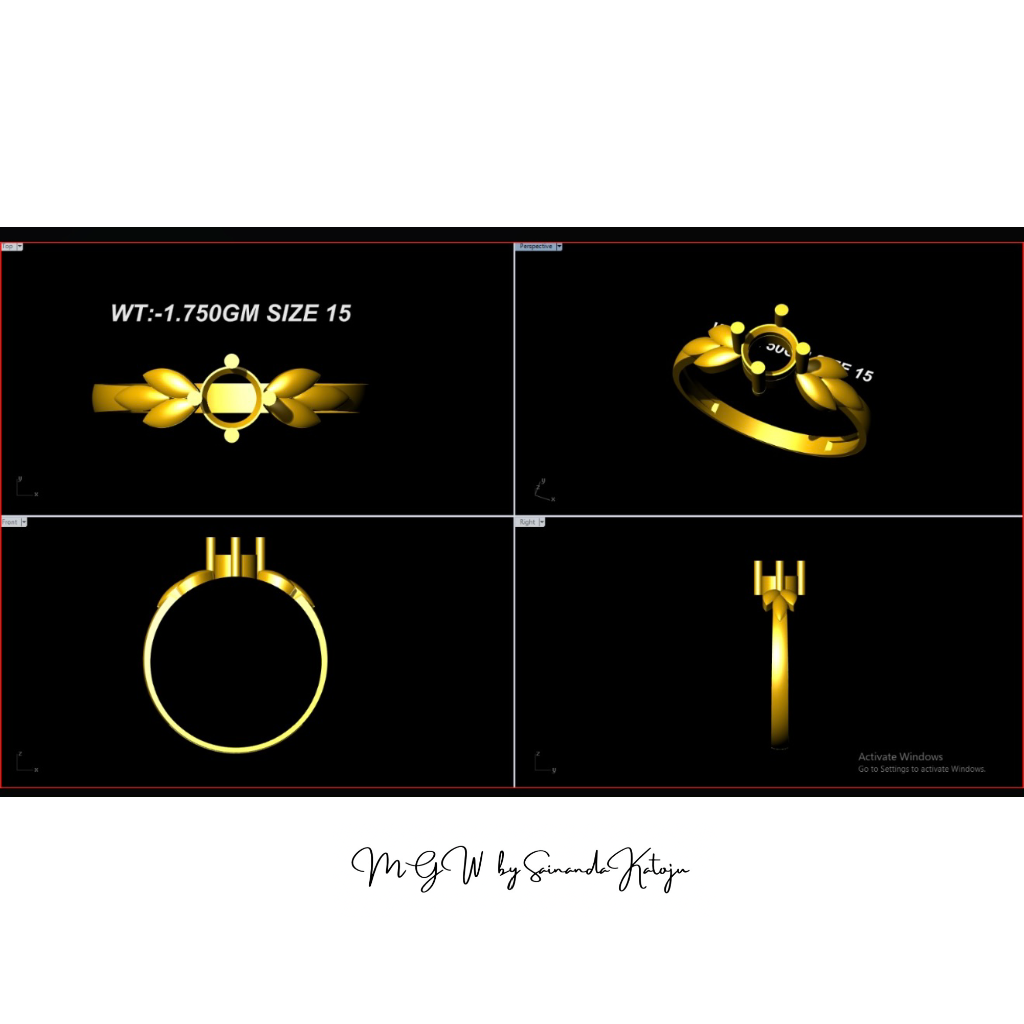 3D CAD Model CAD-114 - 3D CAD Jewellery