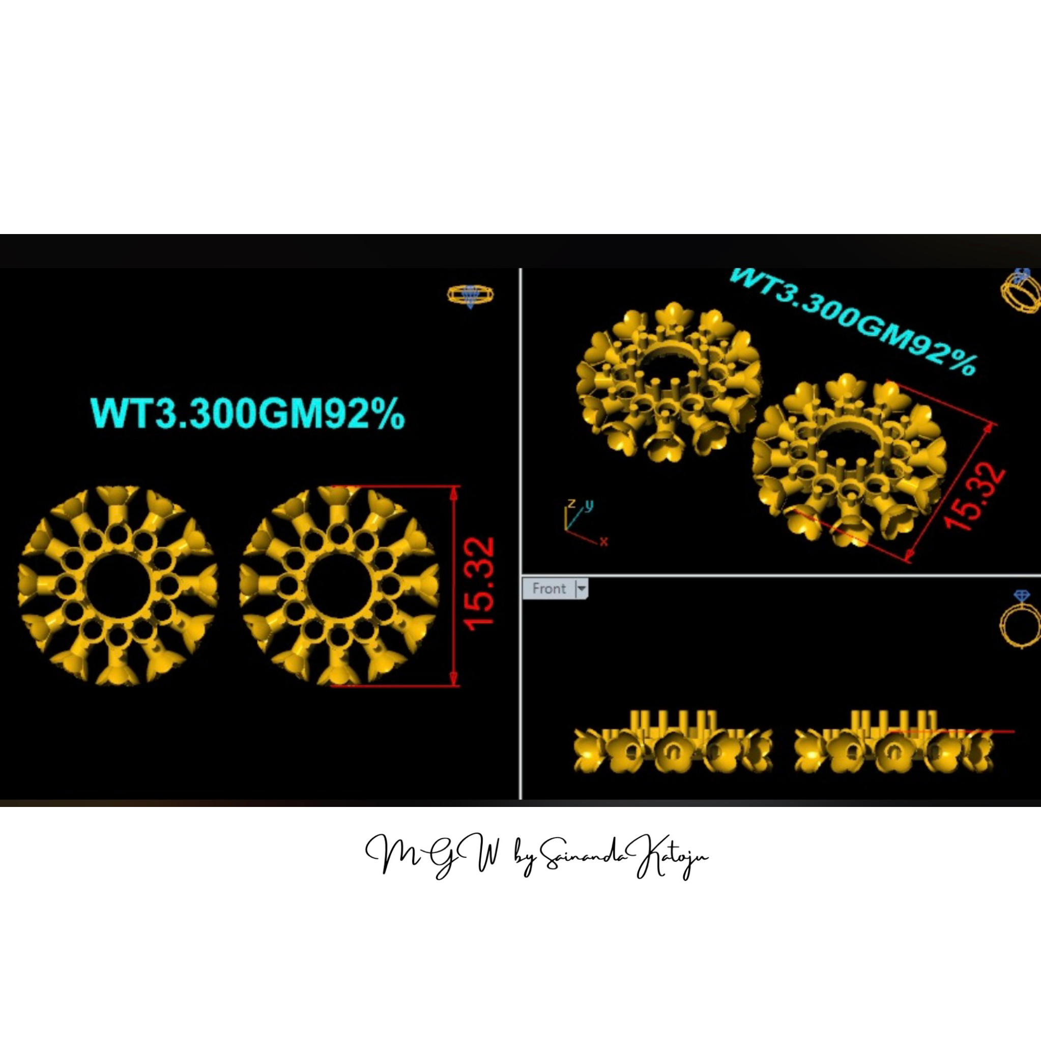 3D CAD Model CAD-116 - 3D CAD Jewellery