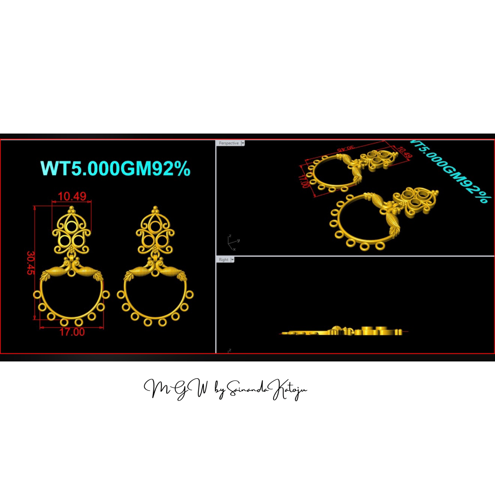 3D CAD Model CAD-118 - 3D CAD Jewellery