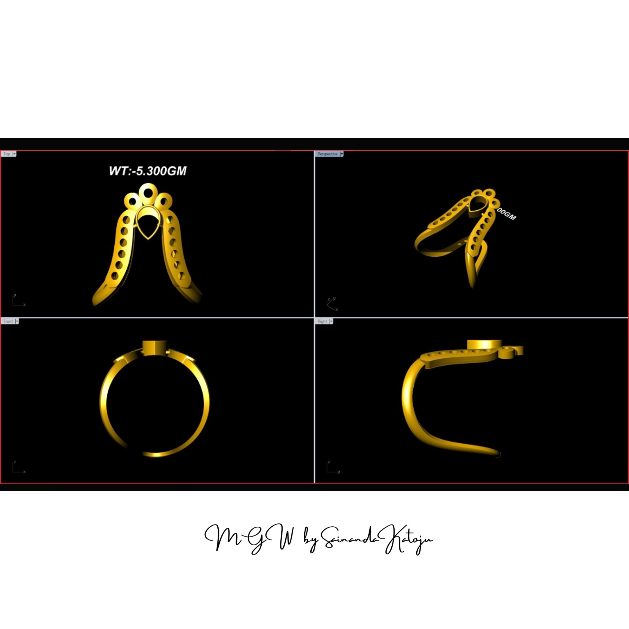 3D CAD Model CAD-120 - 3D CAD Jewellery
