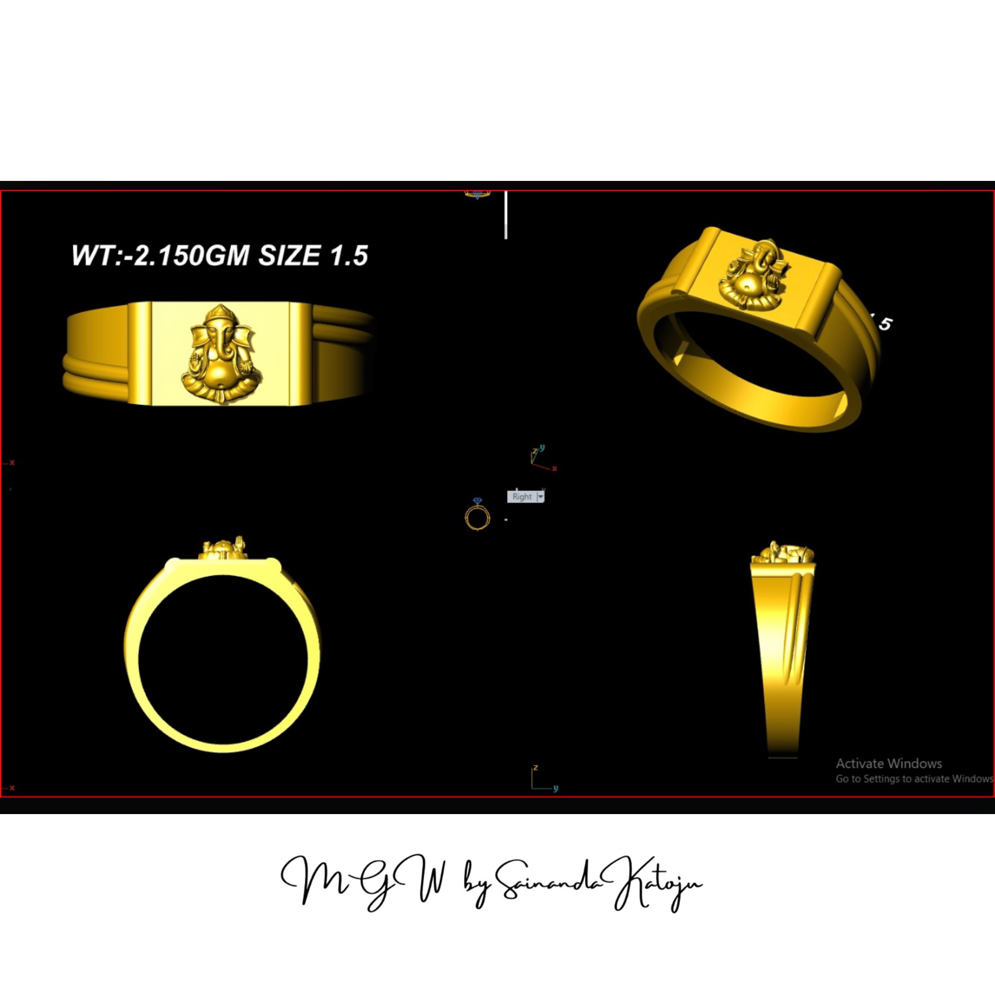 3D CAD Model CAD-123 - 3D CAD Jewellery