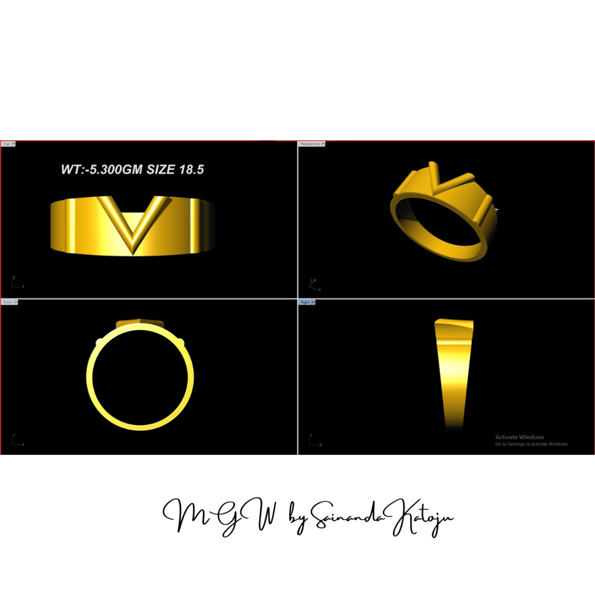 3D CAD Model CAD-125 - 3D CAD Jewellery