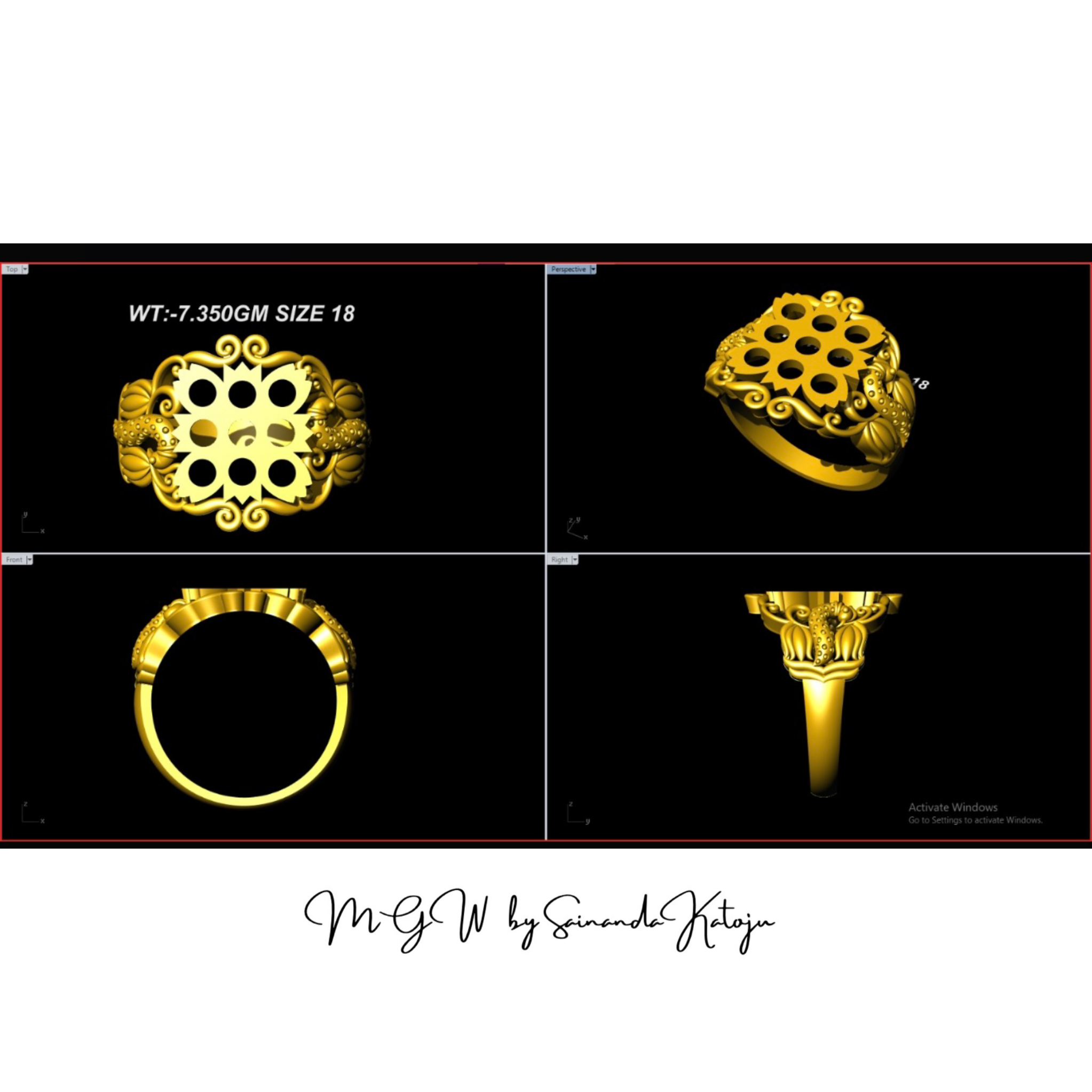 3D CAD Model CAD-126 - 3D CAD Jewellery