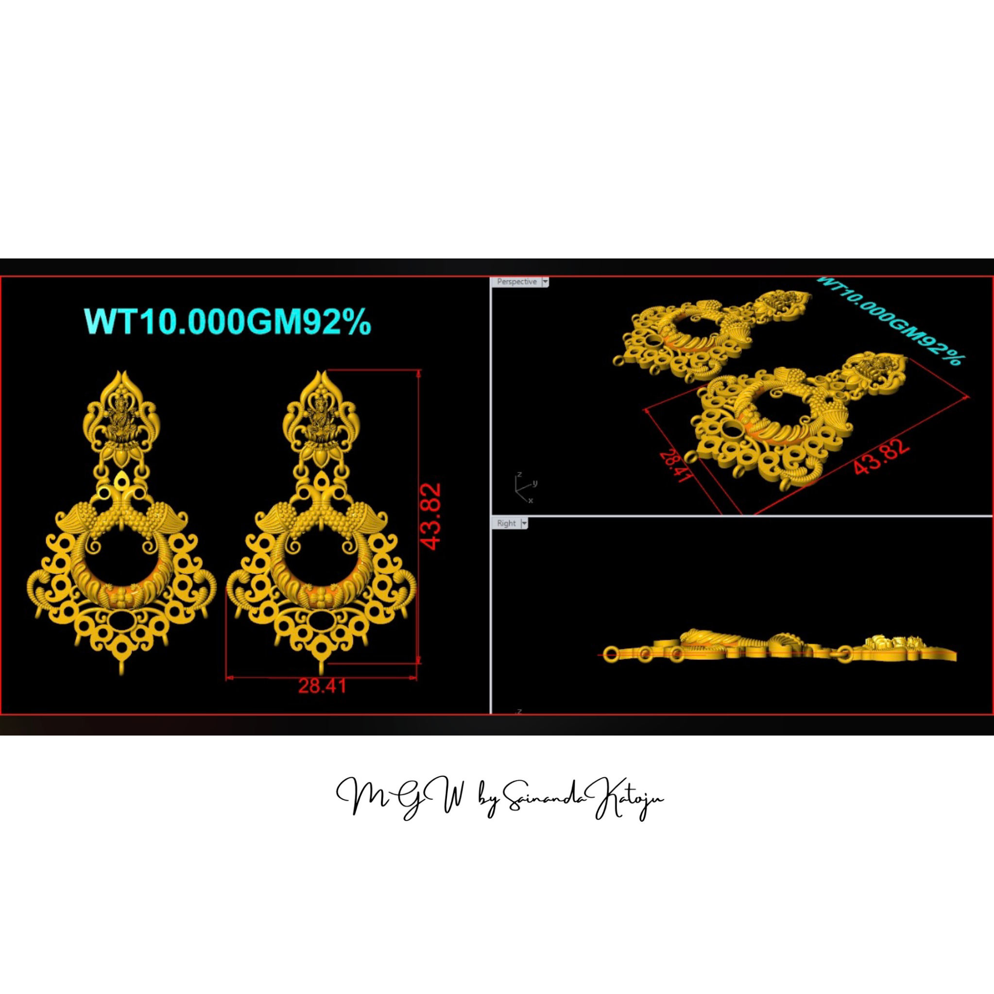 3D CAD Model CAD-129 - 3D CAD Jewellery