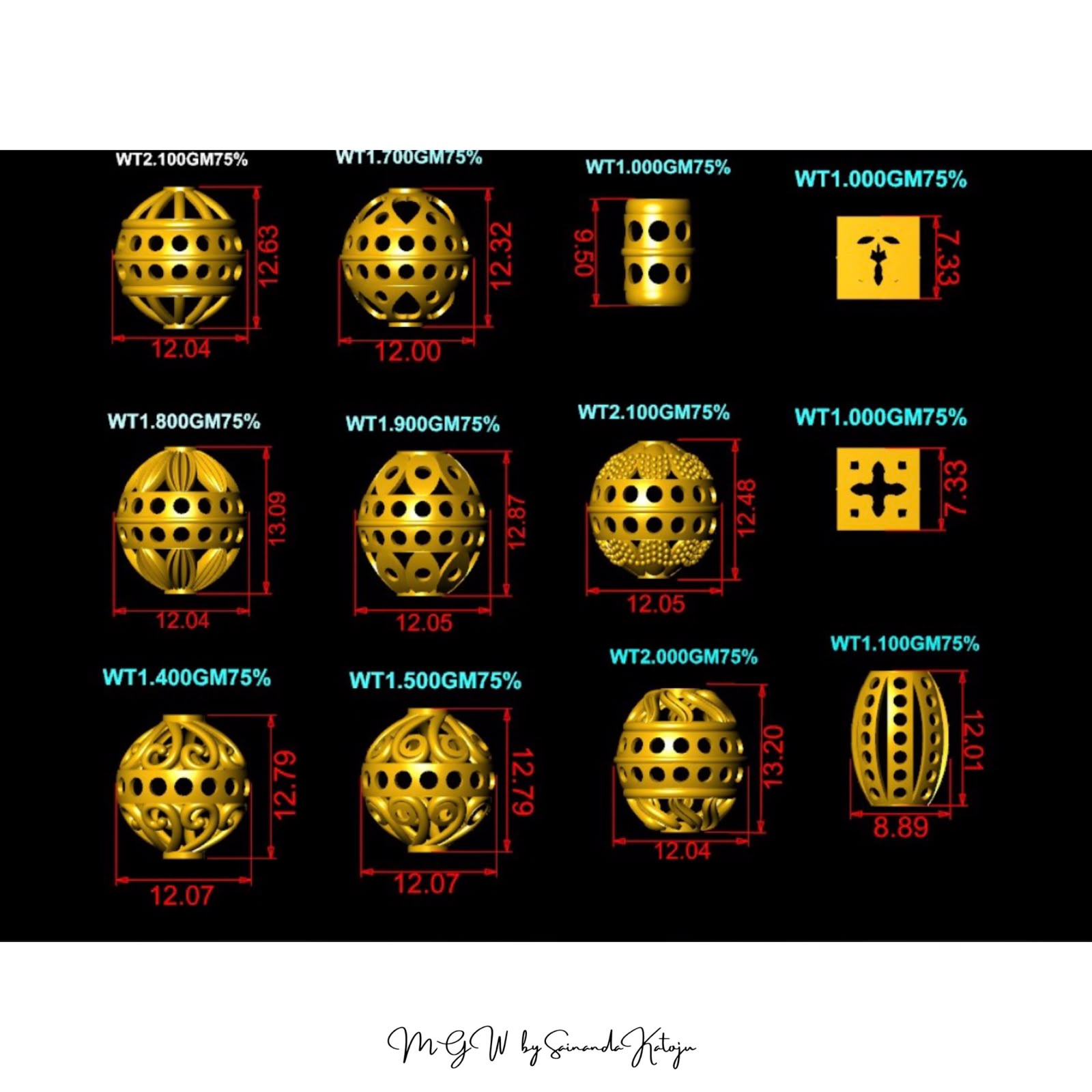 3D CAD Model CAD-134 - 3D CAD Jewellery