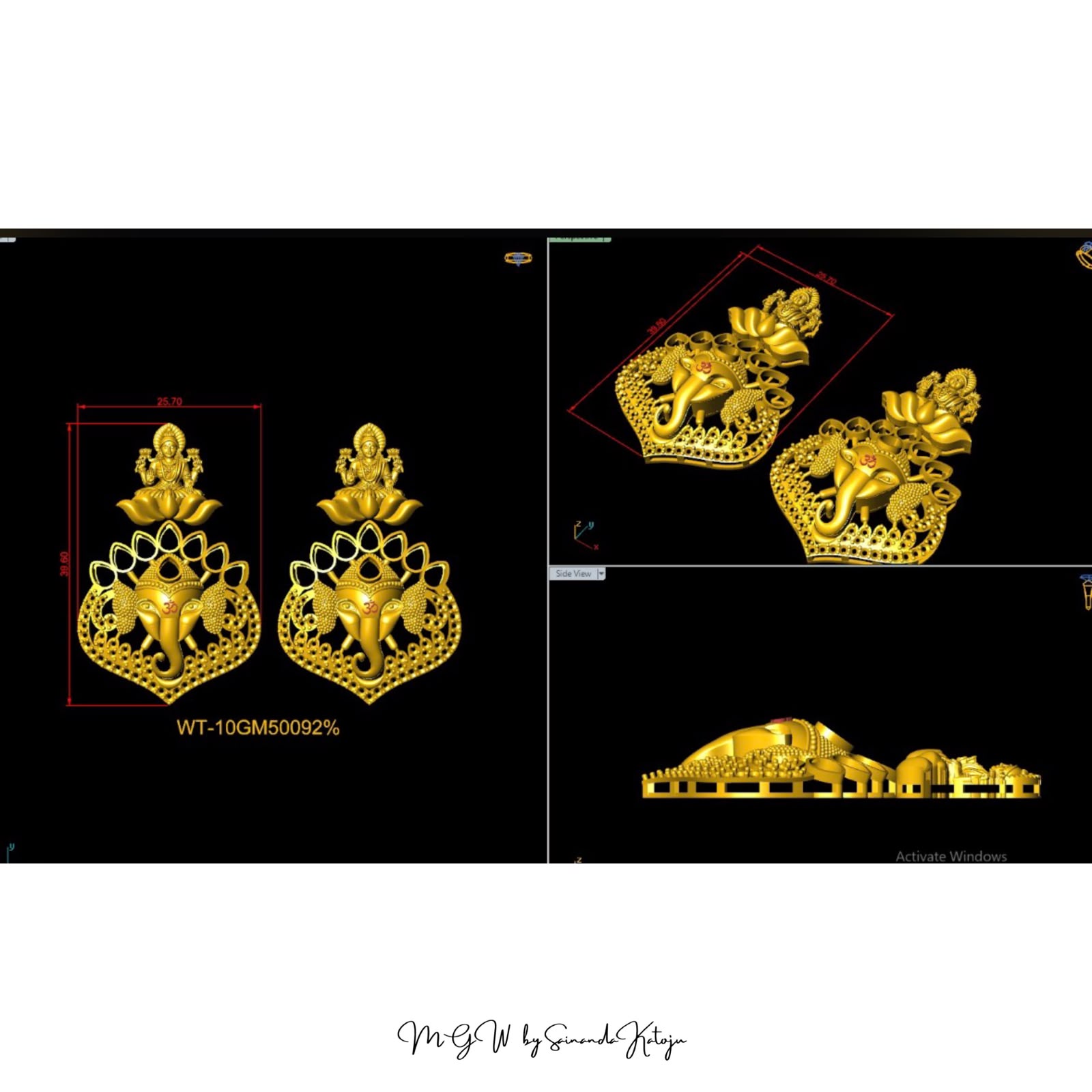 Laxami-Ganesh_ER - 3D CAD Jewellery