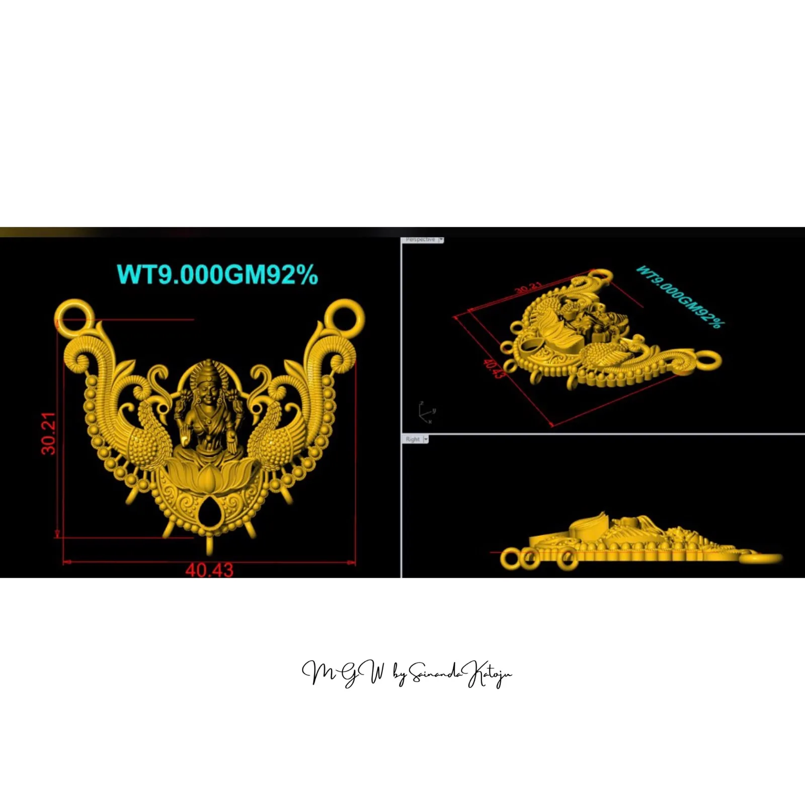 Locket - 3D CAD Jewellery