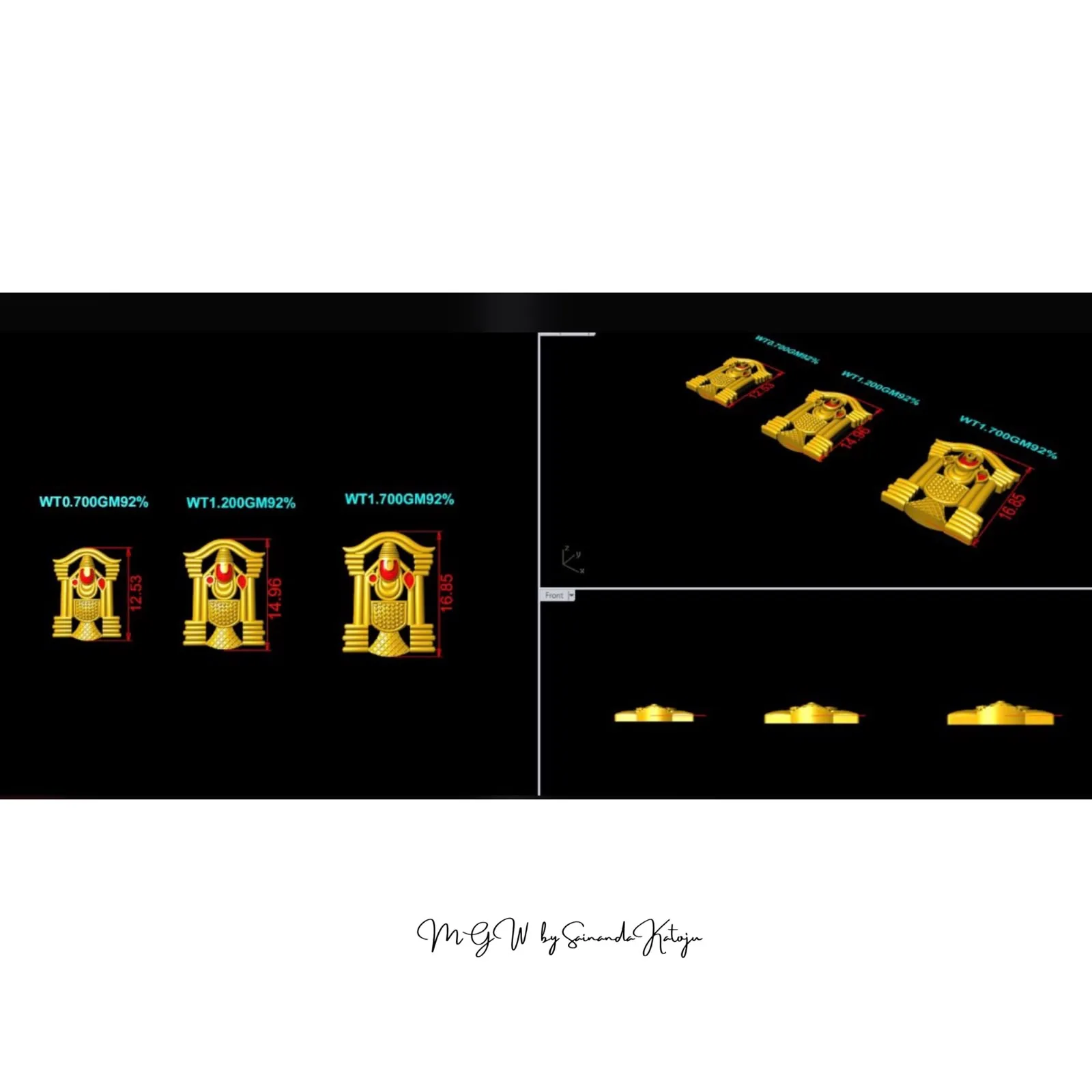 Locket - 3D CAD Jewellery