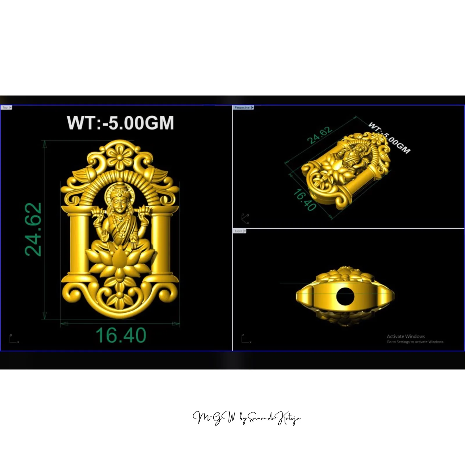 Locket - 3D CAD Jewellery