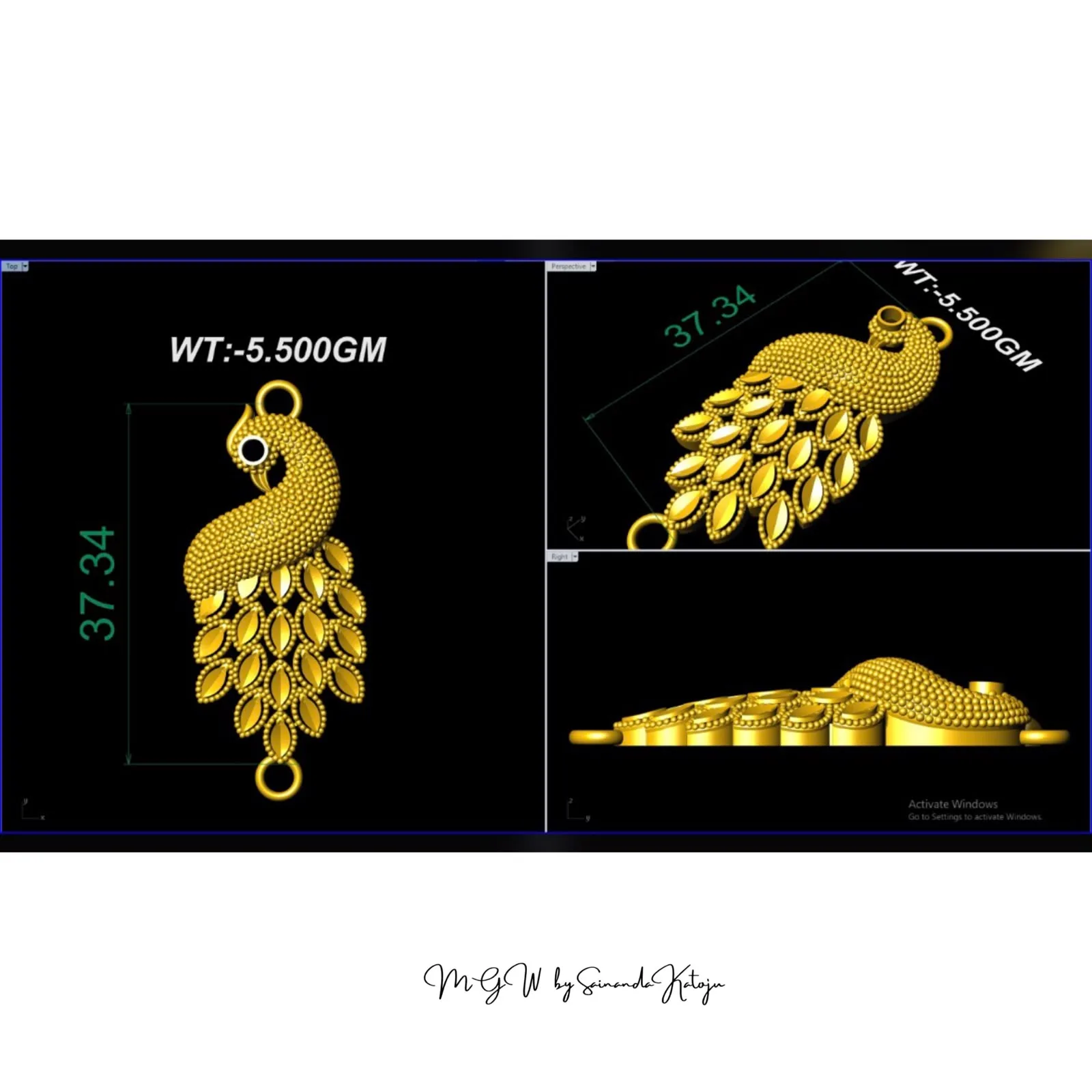 Locket - 3D CAD Jewellery