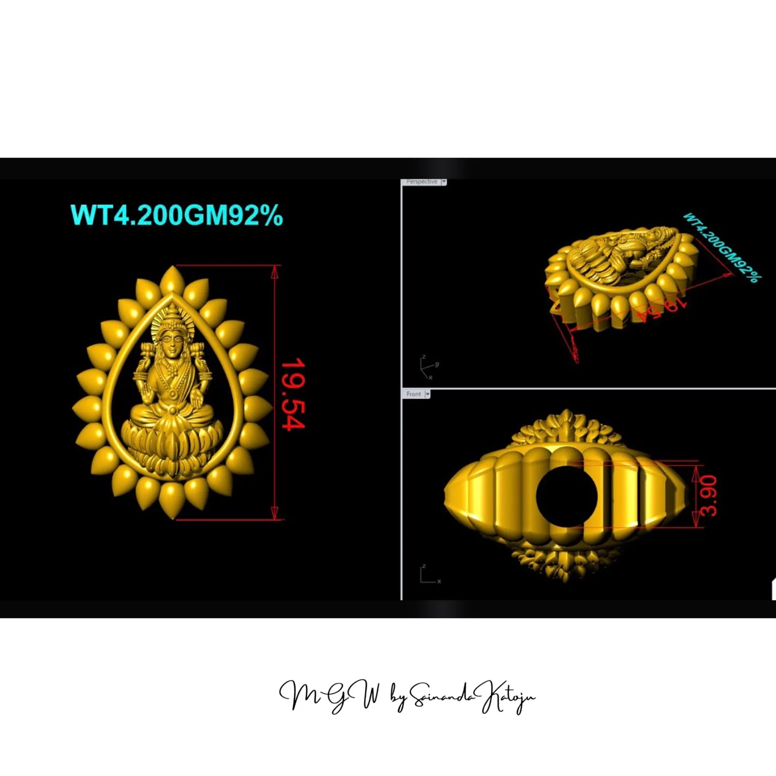 Locket - 3D CAD Jewellery
