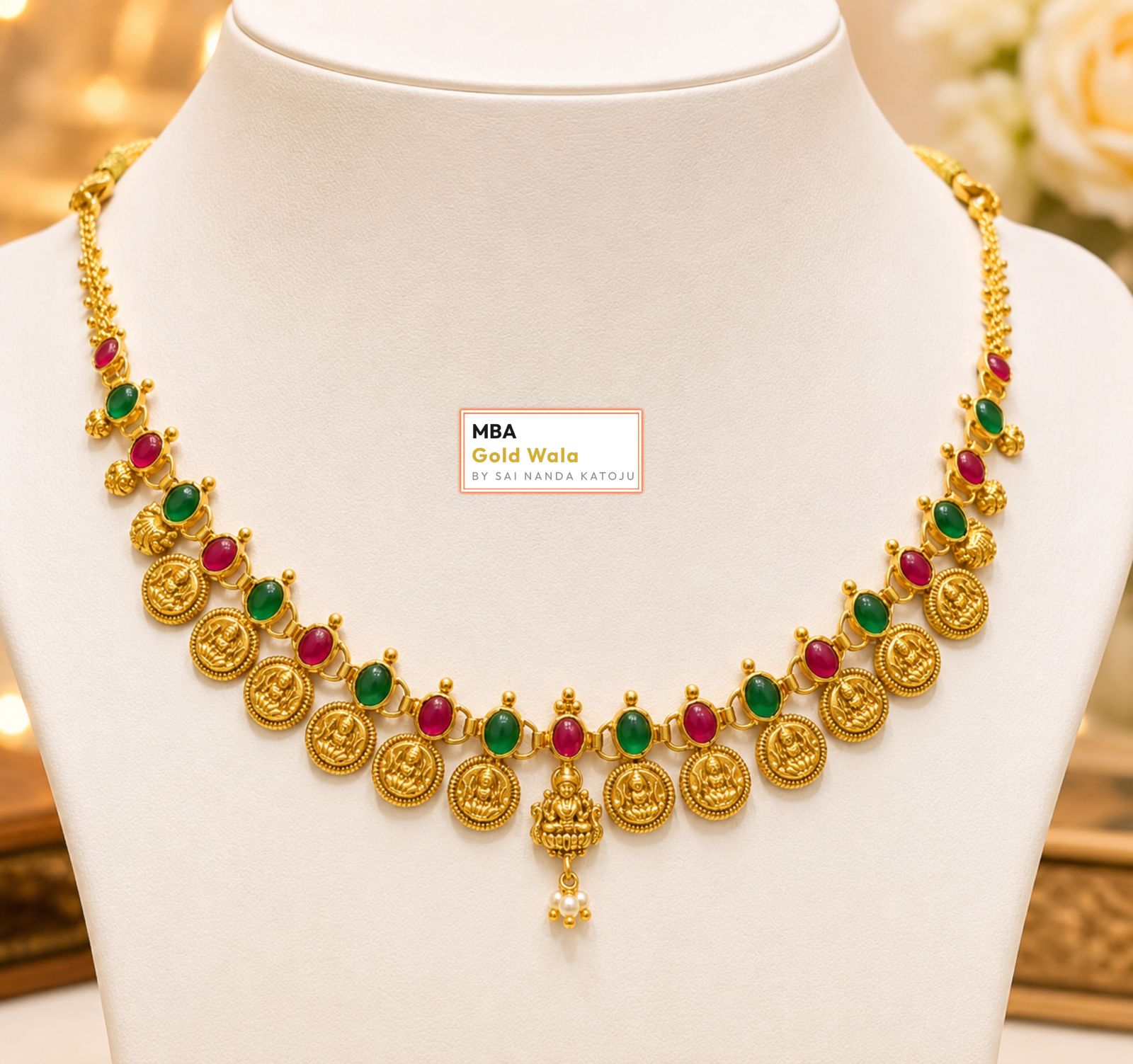 Bets Necklace - MBA Gold Wala Kadthal