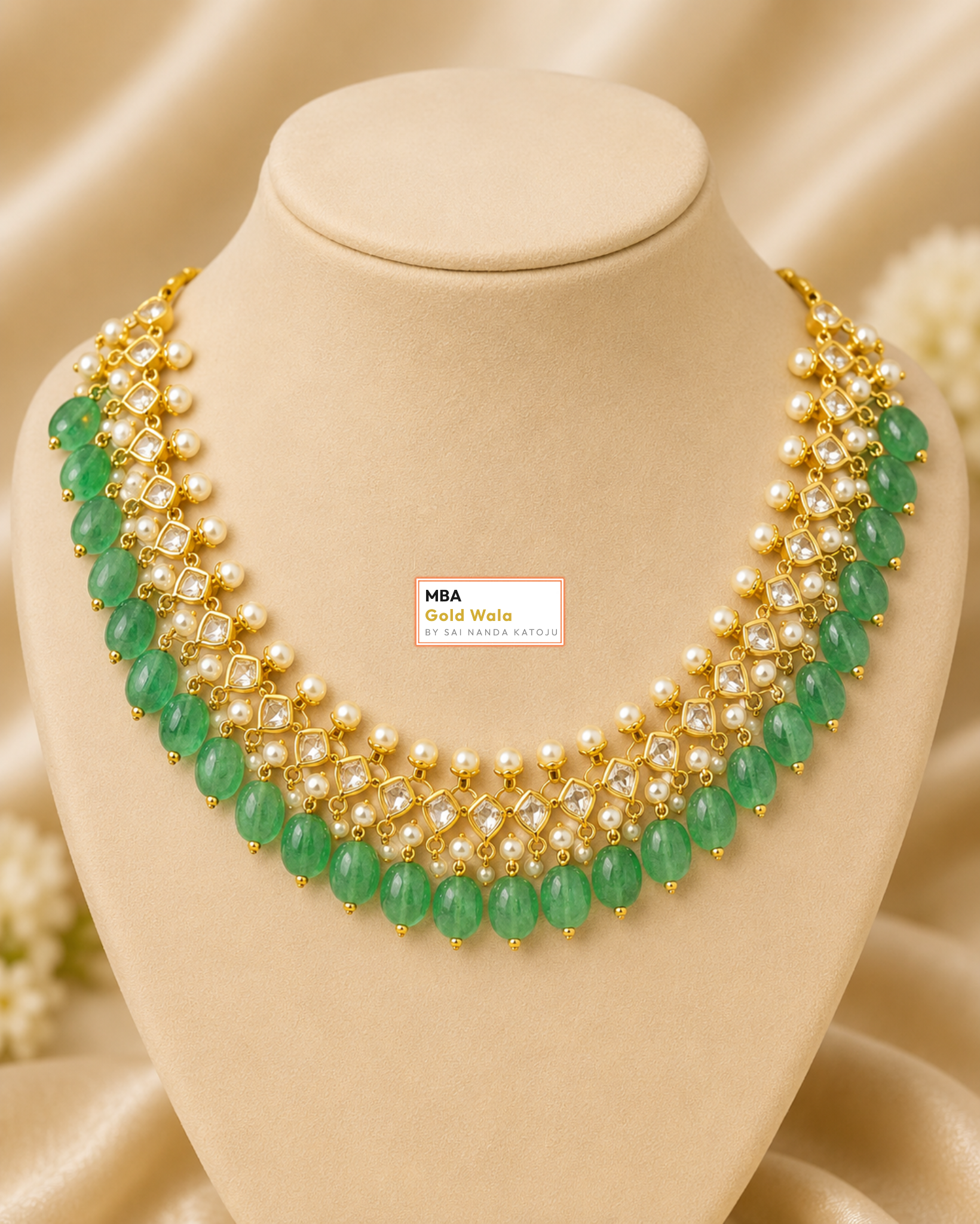 Bets Necklace - MBA Gold Wala Kadthal
