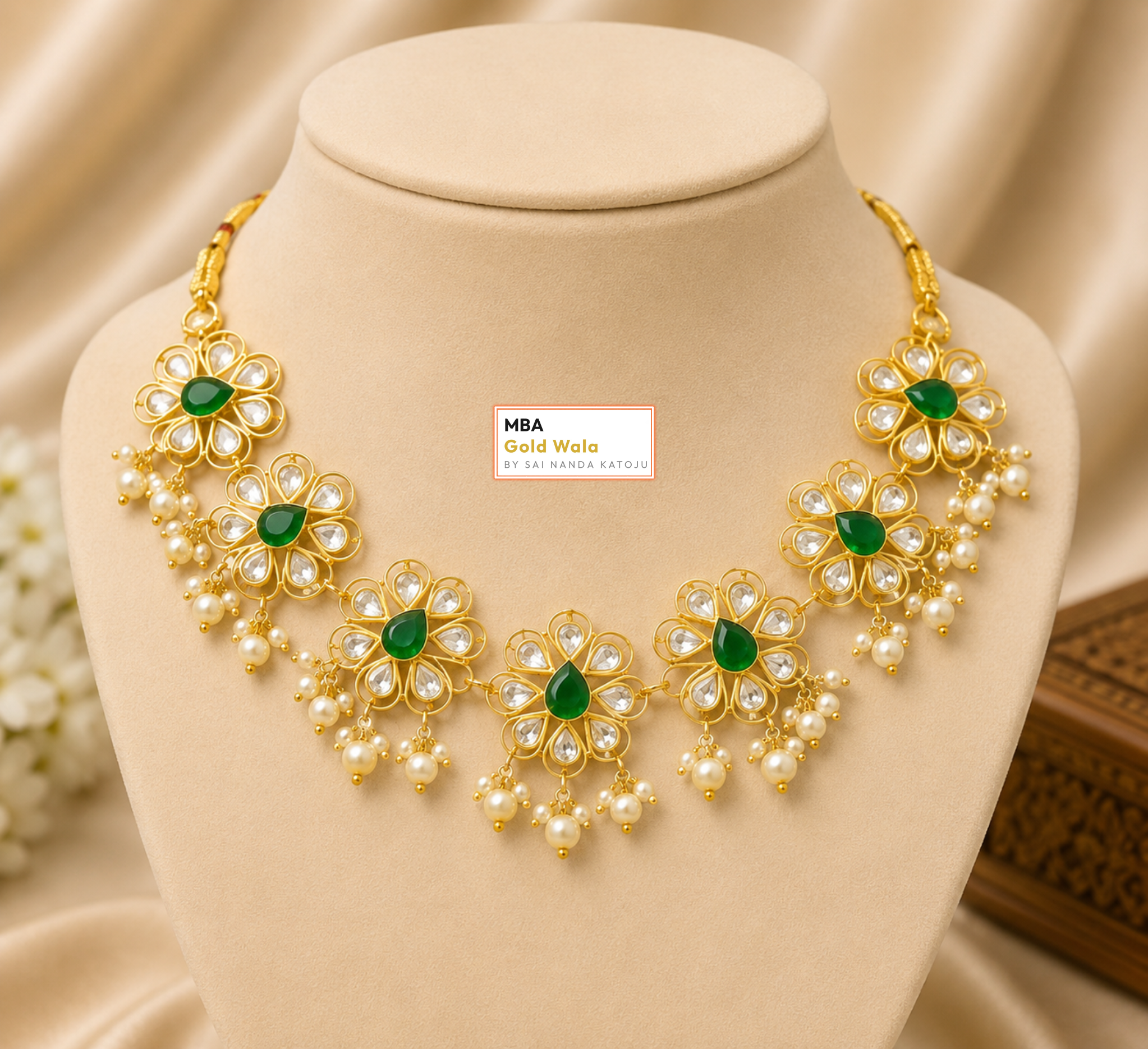 Bets Necklace - MBA Gold Wala Kadthal