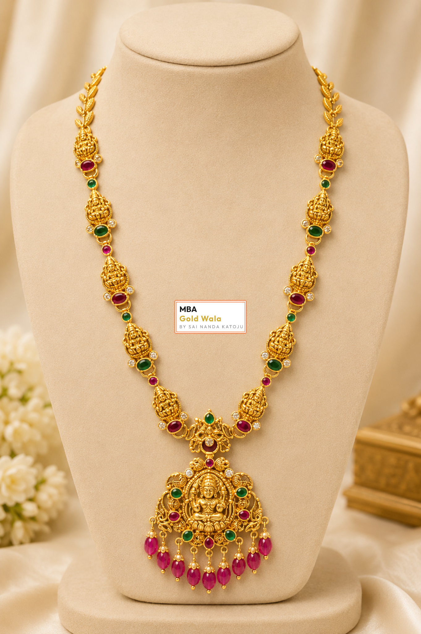 Bets Necklace - MBA Gold Wala Kadthal