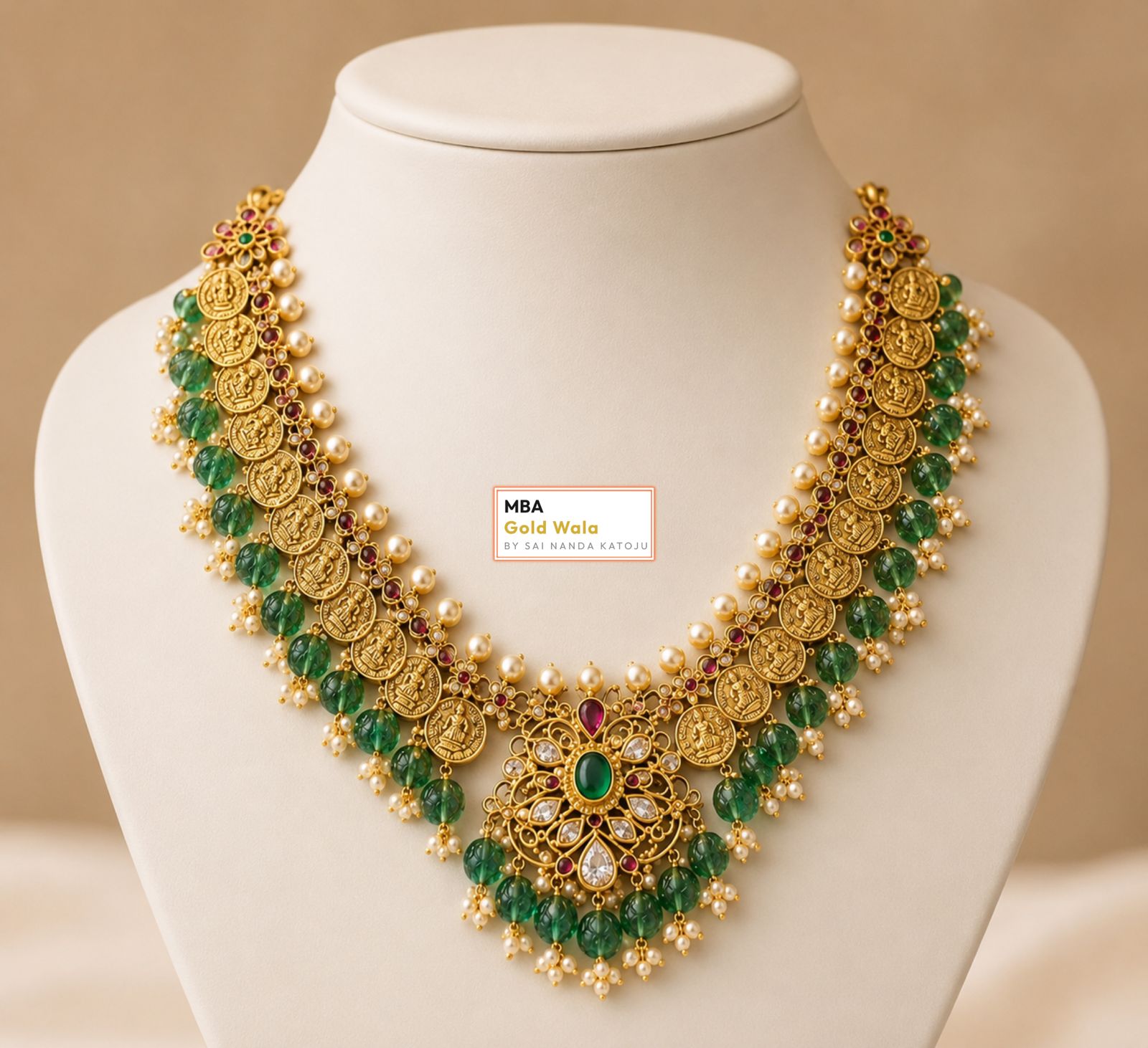 Bets Necklace - MBA Gold Wala Kadthal