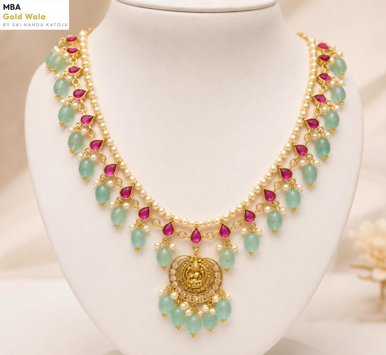Bets Necklace - MBA Gold Wala Kadthal