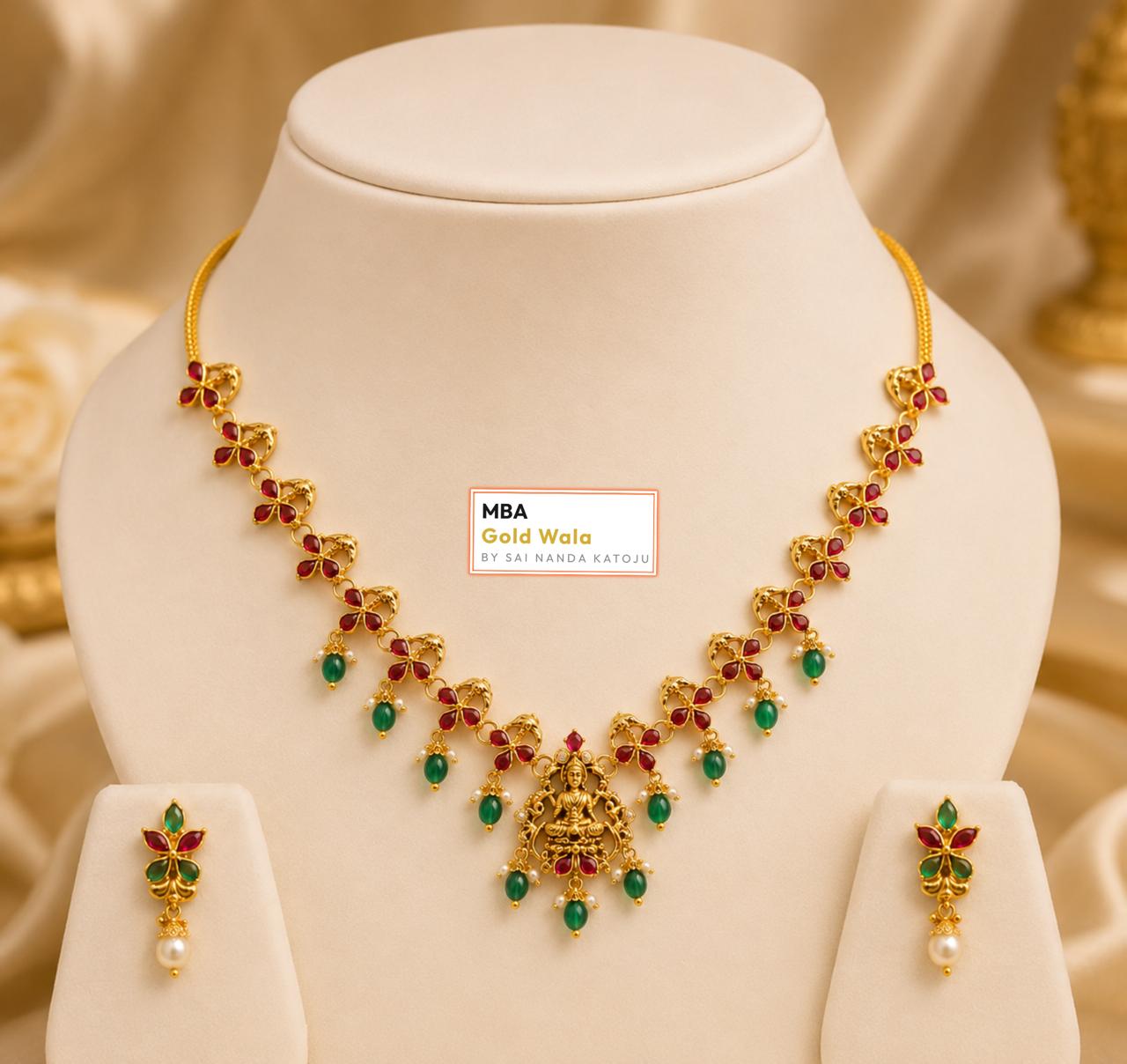 Bets Necklace - MBA Gold Wala Kadthal