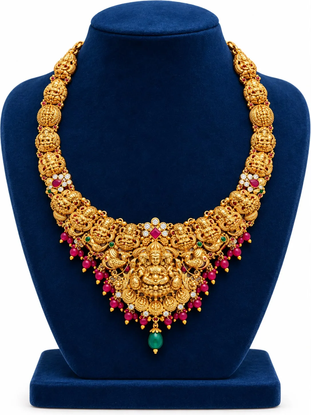 Temple Necklace - MBA Gold Wala Kadthal